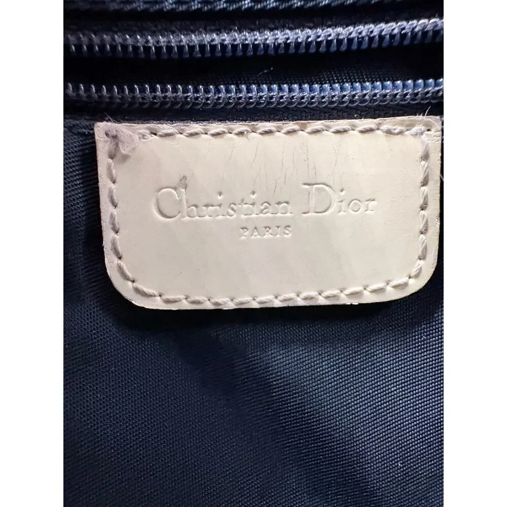 Authenticated Christian Diorissimo Monogramem Canvas Trotter Messenger Bag